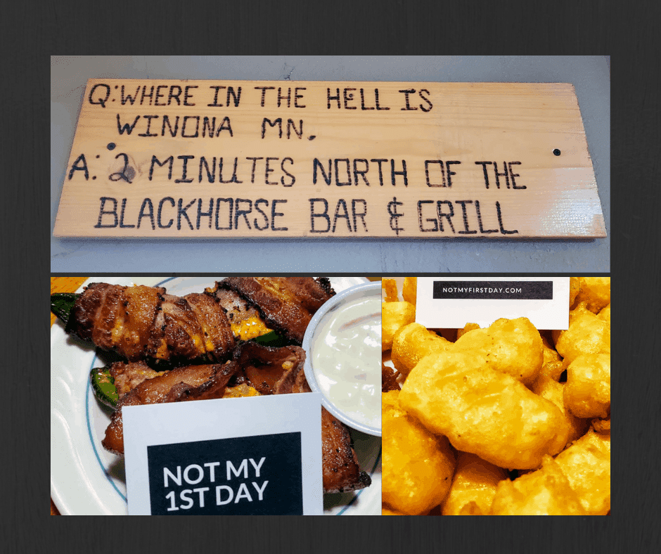 Black Horse Bar & Grill | Winona, Minnesota but Actually in Homer