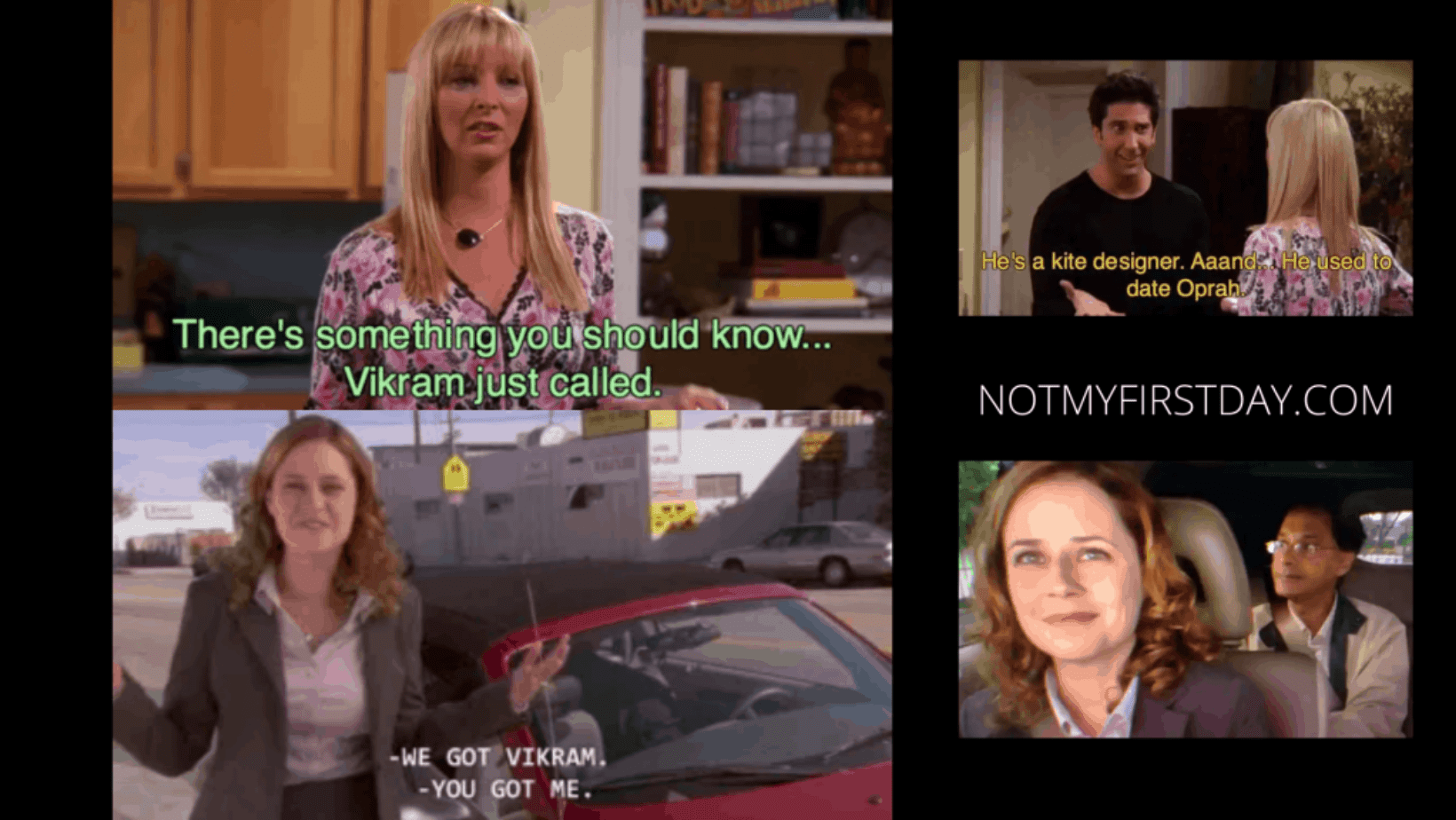 Vikram on Friends Versus Vikram on The Office