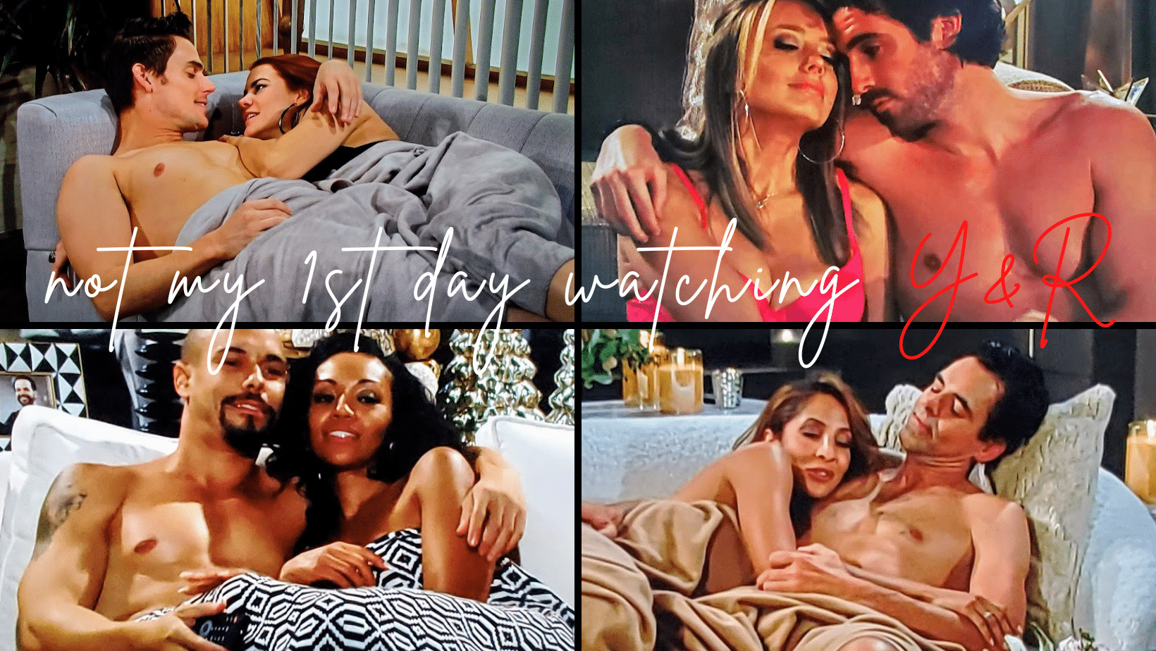Y&R COVID Couch Sex Only, PHOTOS HERE…