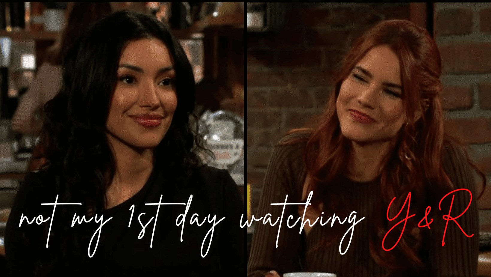 Sally & Audra at Crimson Lights on Y&R
