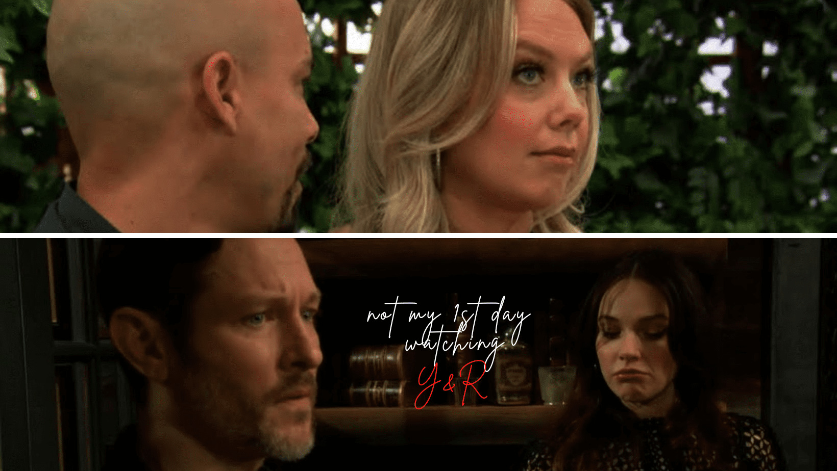 Devon & Abby in the park, Daniel & Tessa at Society on Y&R