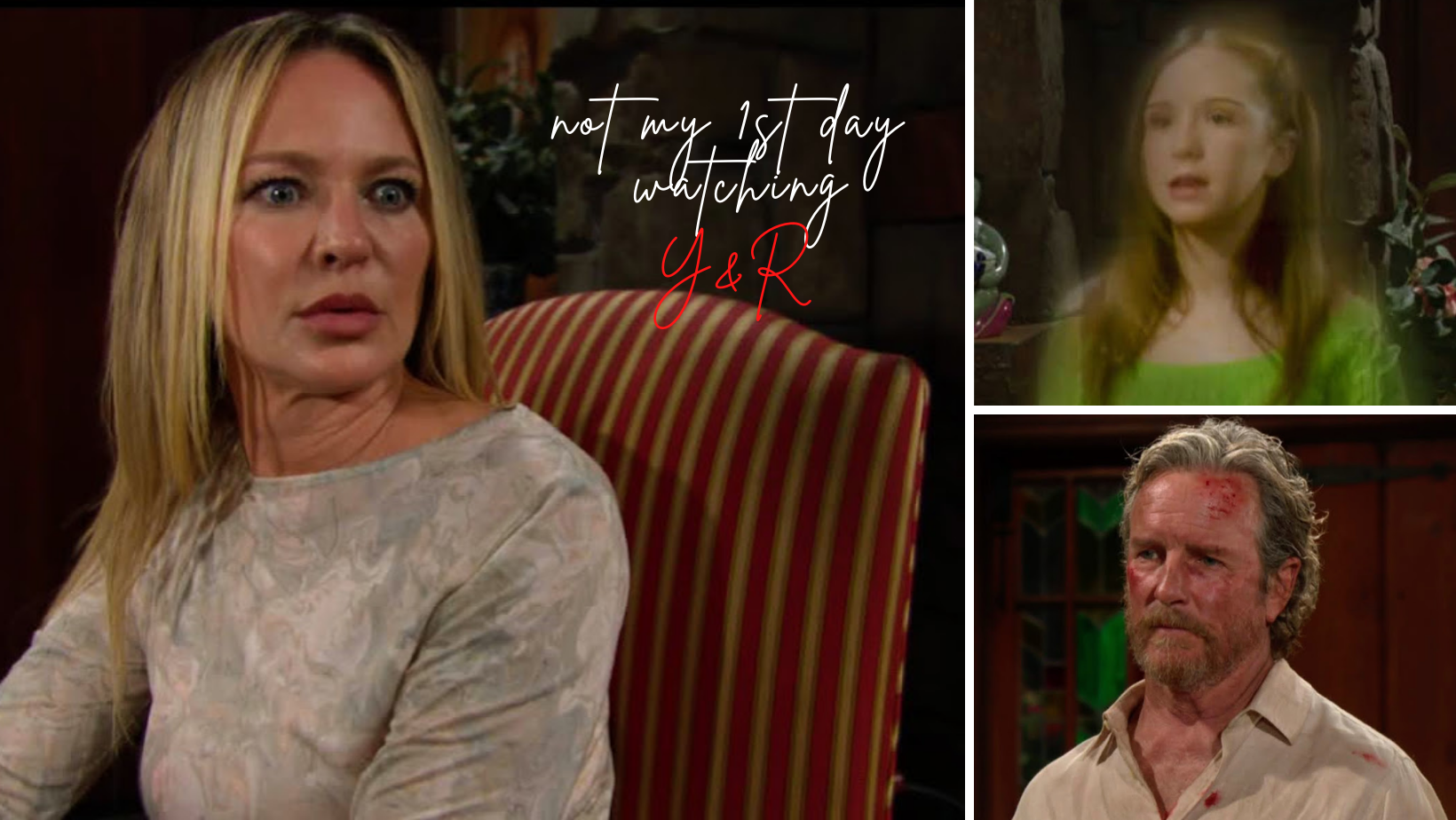 Sharon, Cassie, & Cameron on Young & the Restless