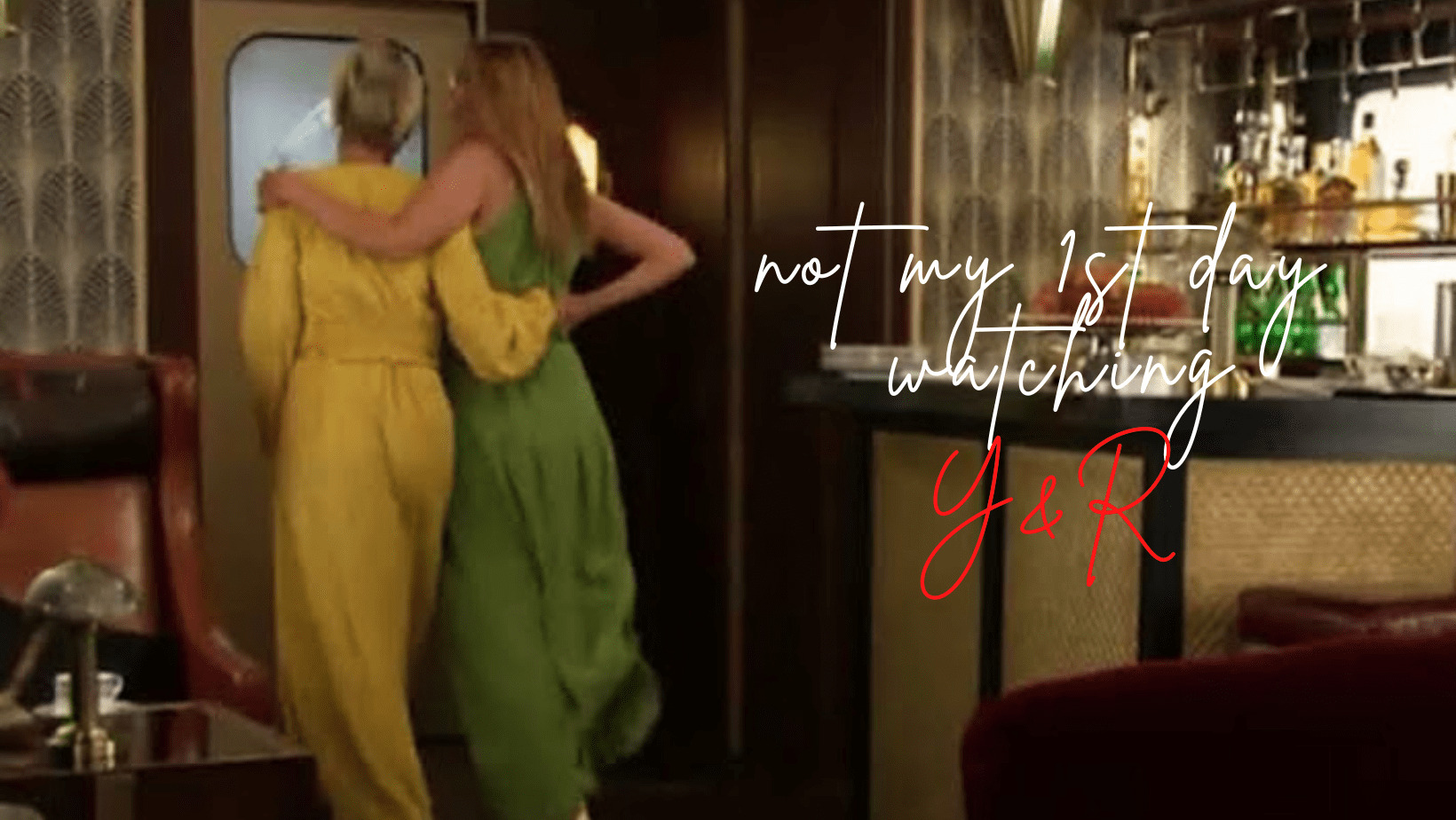 Sharon Newman (Sharon Case) & Phyllis Summers (Michelle Stafford), Friends in France