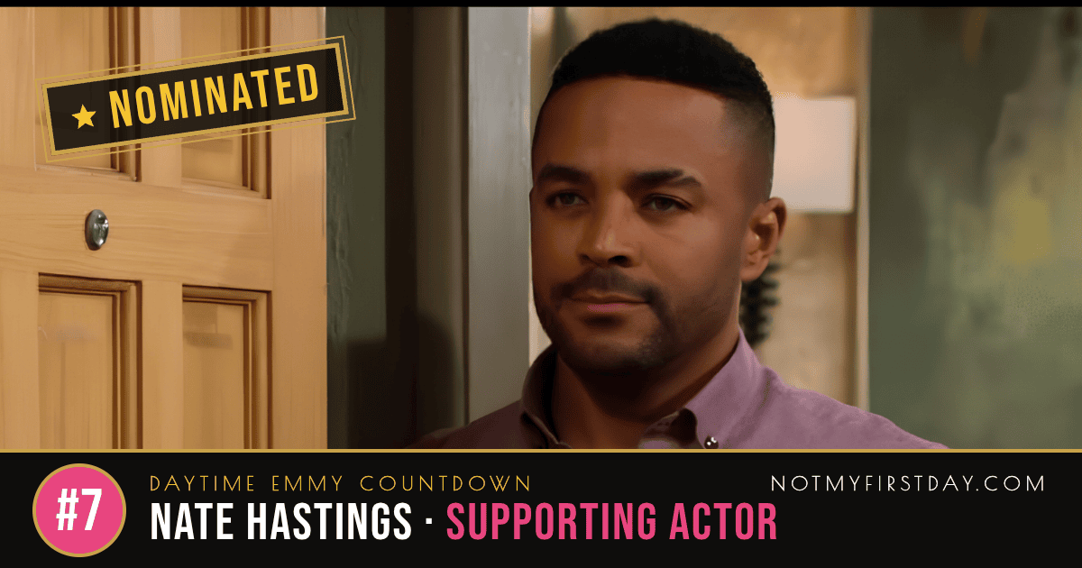 Emmy Nominated Sean Dominic as Nate Hastings on Y&R