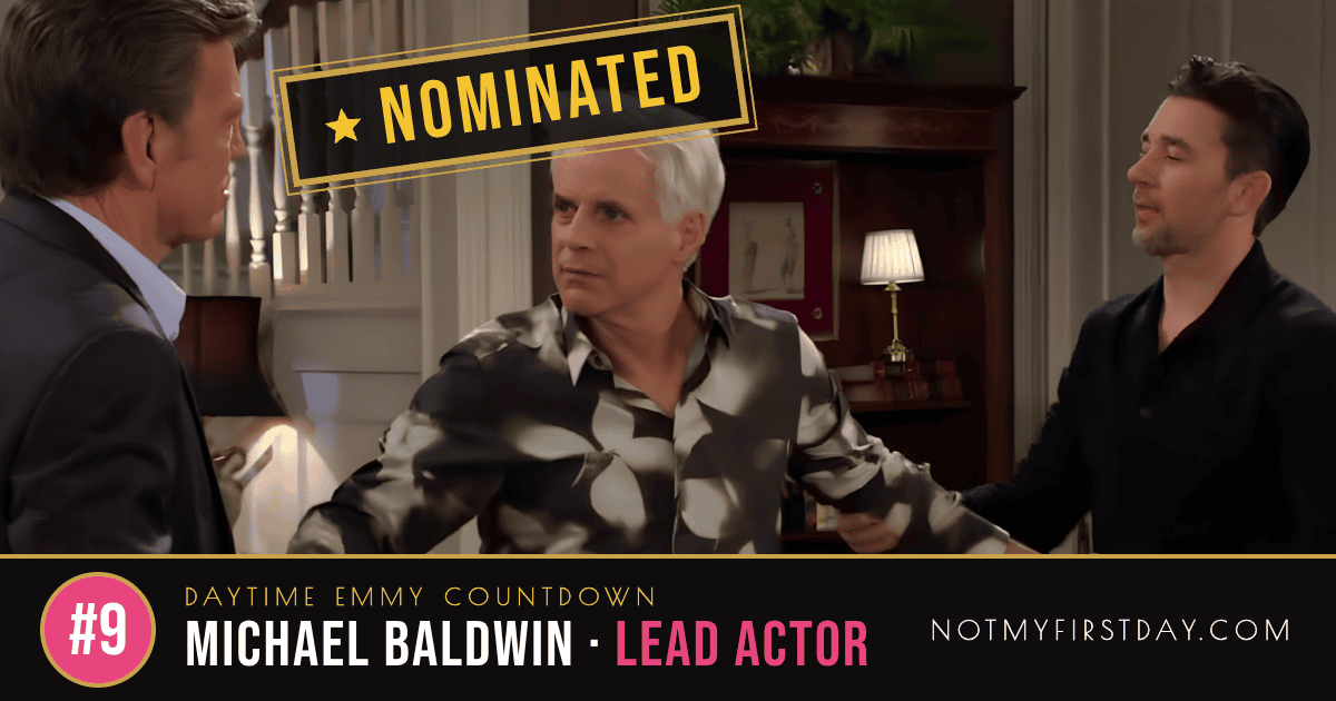 Y&R's Michael Baldwin Nominated for Lead Actor, Daytime Emmy 2026